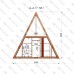 A-Frame / Hut house 6 x 7.5 m2