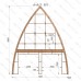 Arched garage frame