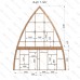 Arched garage frame