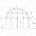 Dome frame - 47 sq.m. - D6H (HIGH)