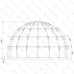 Dome frame - 50 sq.m. - D8