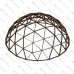 Geodesic dome frame - G14 - 151m2, frequency V4, section 1/2