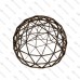 Geodesic dome frame - G14 - 121m2, frequency V4, section 3/4