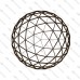 Geodesic dome frame - G12 - 104m2, frequency V4, section 3/8