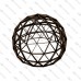 Geodesic dome frame - G8 - 39m2, frequency V3, section 3/4