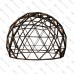 Geodesic dome frame - G9 - 49m2, frequency V3, section 3/4