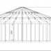 Frame of yurt Yu-12 - 113 sq.m