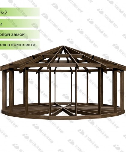 Frame of yurt Yu-8 - 50 sq.m