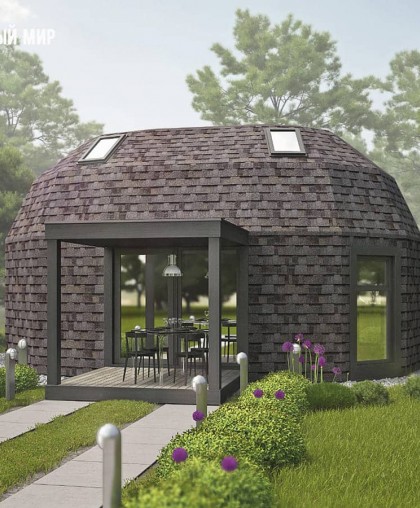 Extended dome frame - 76 sq.m. - D6HL (HIGH)