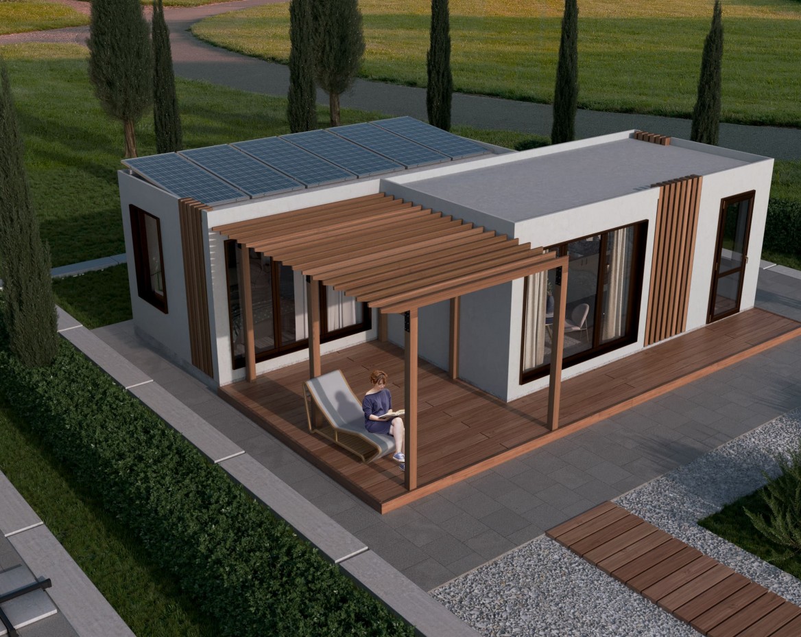 Ready-made modular house "Portugal" 33 sq.m. - PT2.2