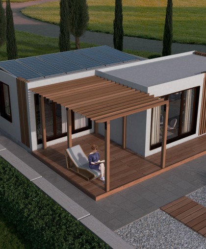 Ready-made modular house "Portugal" 33 sq.m. - PT2.2