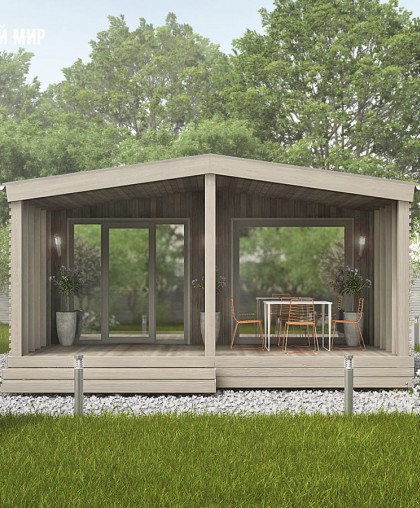 Ready-made modular house in Barnhouse style 33m2