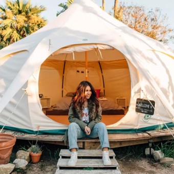 Glamping: camping in comfort