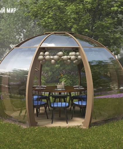 Dome gazebo "England" - 11 m²