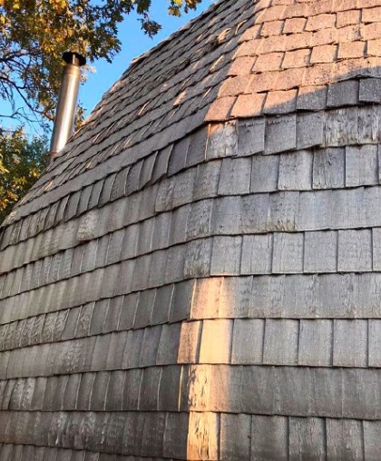 Planed shingles (aspen)