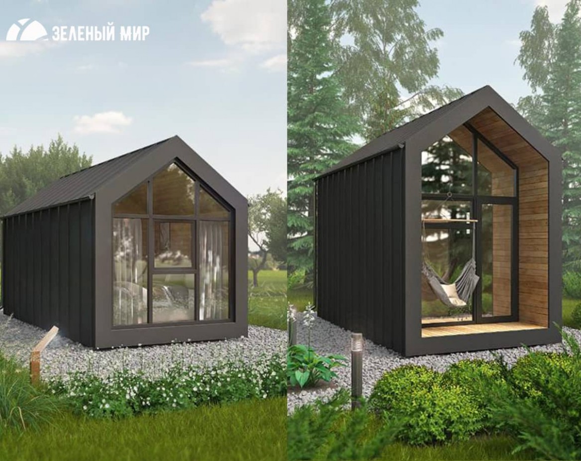 Modular glamping, 13m2