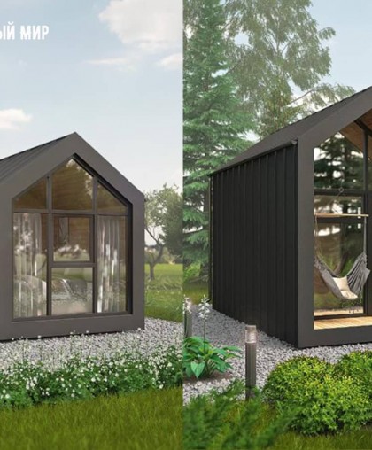 Modular glamping, 13m2