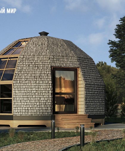 Dome strato glamping - 27 sq.m.