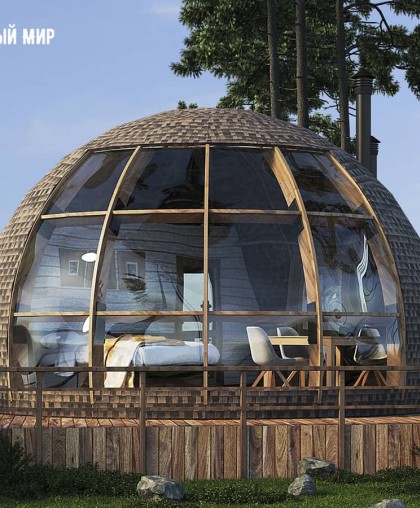 Dome house / glamping S-line, 27m2