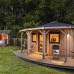 Glamping house in the form of a Yurt, 24m2