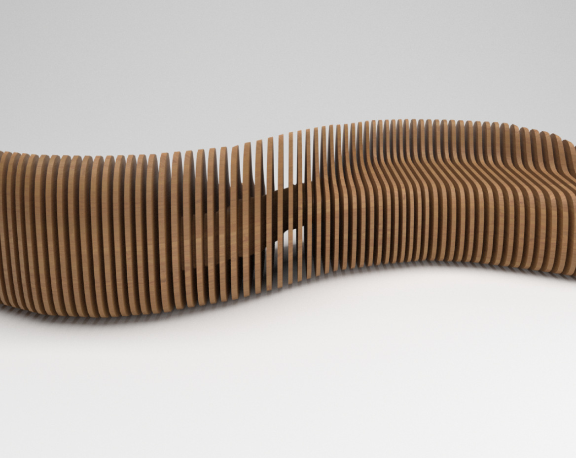 Parametric bench W70