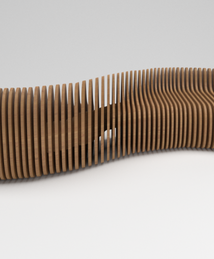Parametric bench W70