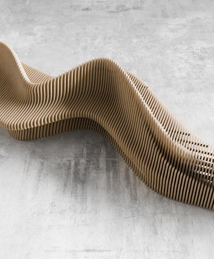 Parametric bench W90