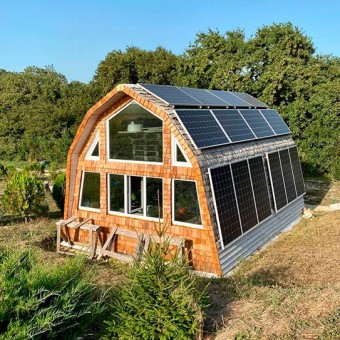 Arched garage