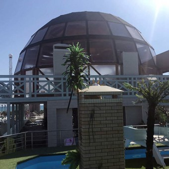 Dome restaurant 12 meters