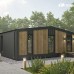 Casa modular pronta no estilo Barnhouse, 72m2.